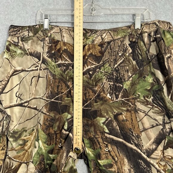 Vintage Red Head Realtree Hardwoods Camo Hunting Cargo Zip Off Shorts Size 2XL - Picture 8 of 13
